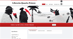 Desktop Screenshot of libreriaquartopotere.it