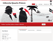 Tablet Screenshot of libreriaquartopotere.it